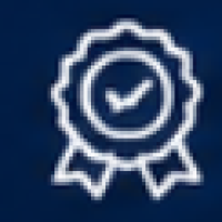 Verified badge icon with checkmark